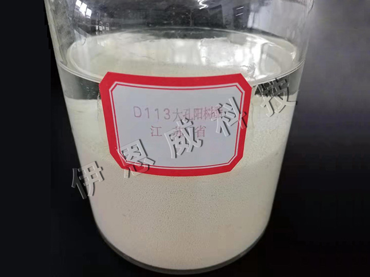 D113大孔弱酸性丙烯酸系阳离子交换树脂